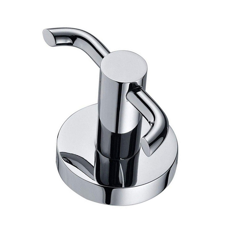 Stainless steel chrome Hook bathroom towel hook hanging clothes hook clothes hook clothes hook clothes hook double clothes hook hot sale