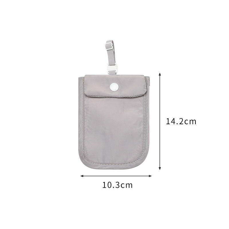 Nylon underwear change card bag new convenient ultra-thin close-fitting hidden travel ladies underwear bag wholesale