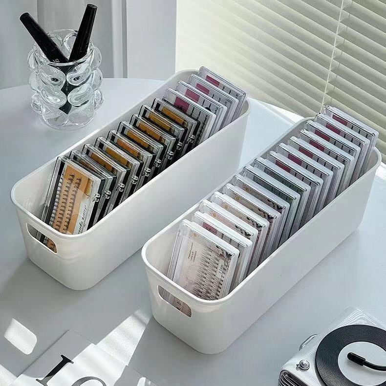 Eyelash storage box organizer box professional eyelashes high-end portable false eyelash storage multi-functional organizer basket makeup