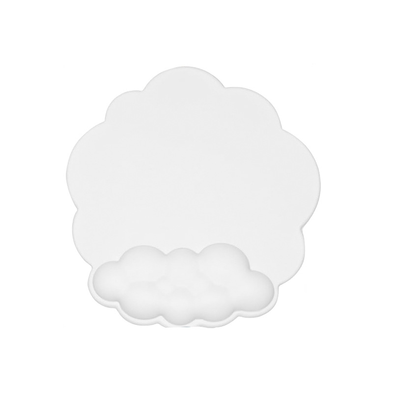 Foam silicone anti-slip cloud wristband mouse pad PU leather slow rebound memory foam cloud mouse pad wristband