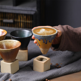 Japanese-style stoneware mug creative cross-border cup Amazon explosions ins style cup ceramic vintage coffee cup