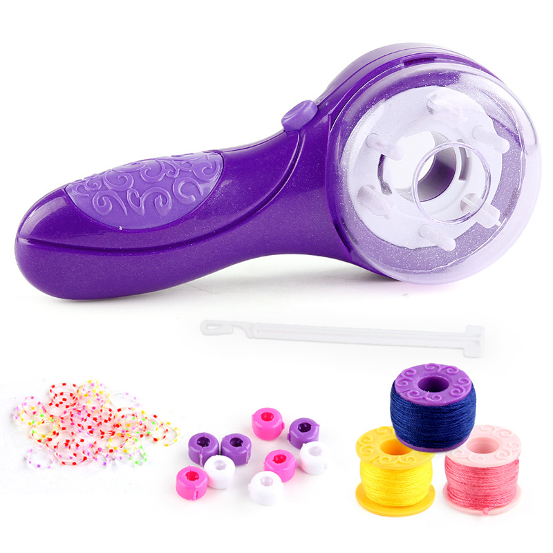 Amazon new girls' magic electric hair braiding device Play House hair braids DIY makeup toys