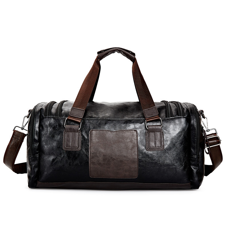 2023 New Men's Bag Fitness Bag Shoulder Crossbody Bag Men's Handbag Trendy Pu Leather Large Capacity Travel Bag Batch