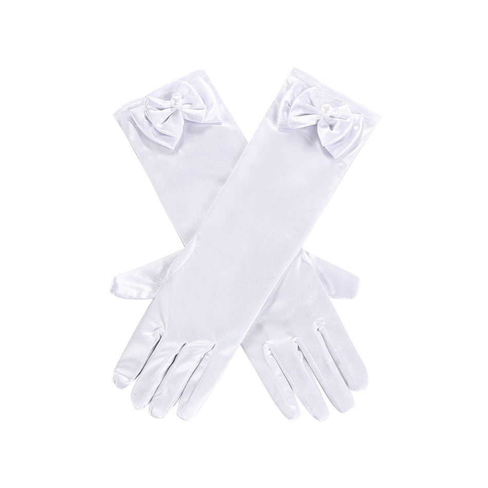Bow Pearl gloves series accessories printed gloves series gloves a generation of hair accessories a generation of hair