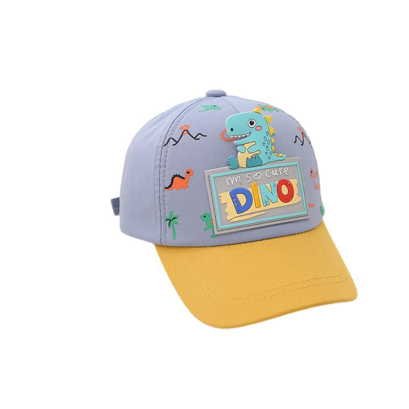 Korean version of small dinosaur baseball cap spring and summer days new sunshade children's cap cute cartoon hat wholesale P102