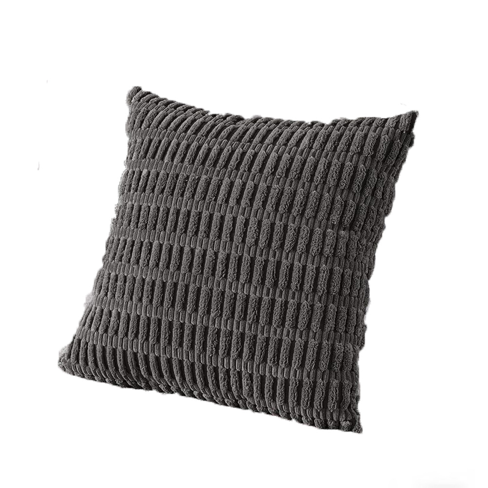 Amazon Nordic solid color corduroy pillowcase cushion cover car pillow waist pillow living room sofa bedroom hotel