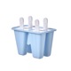 Ice cream mould 4 even blue