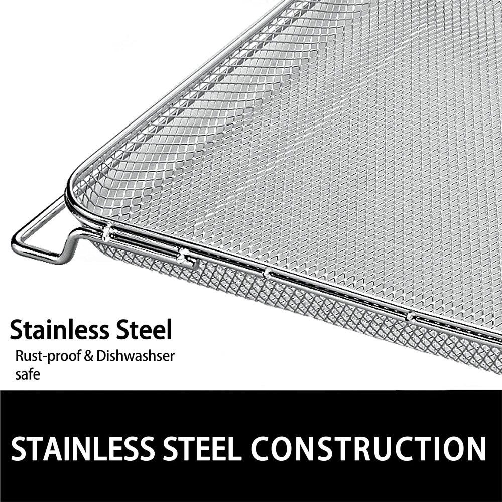304 stainless steel replacement air frying basket grill net for Ninja FoodiSP100/SP101B1/SP300