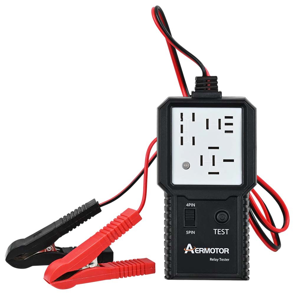 汽車繼電器測試儀 繼電器分析儀 12V24V通用四腳五腳繼電器檢測儀