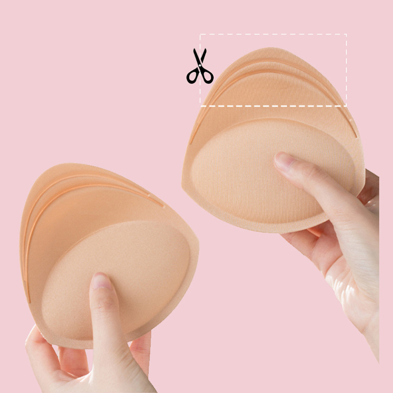 Self-adhesive Chest Pad Thickened Breast Small Chest Push-up Anti-displacement Bikini Swimsuit Pad Waterproof Bra Underwear Insert