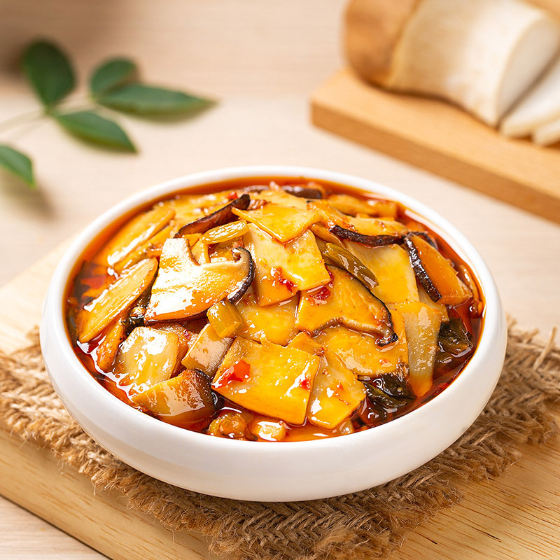 Rice sweeping 280g cooking wild bamboo shoots fragrant mushroom Pteridaceae fungus mushroom bibimbap spicy pickled salty stomach pickle