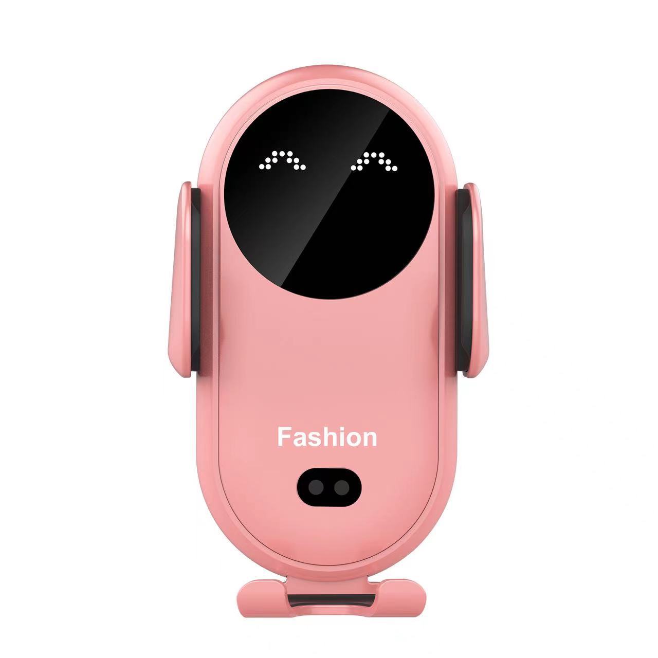 New S11 smart infrared sensor car wireless charger 10W/15W fast charging mobile phone holder with sound effect