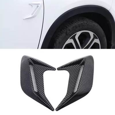 Cross-border hot-selling car modification supplies shark gills air inlet decoration Hood simulation fake vent Black