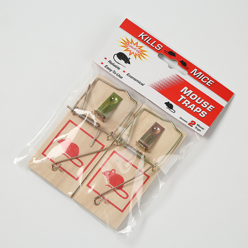 Large and Small Wooden Mouse Clip Household Mouse Trap Mouse Kill Mouse Trap Wooden Mouse Repellent Wholesale