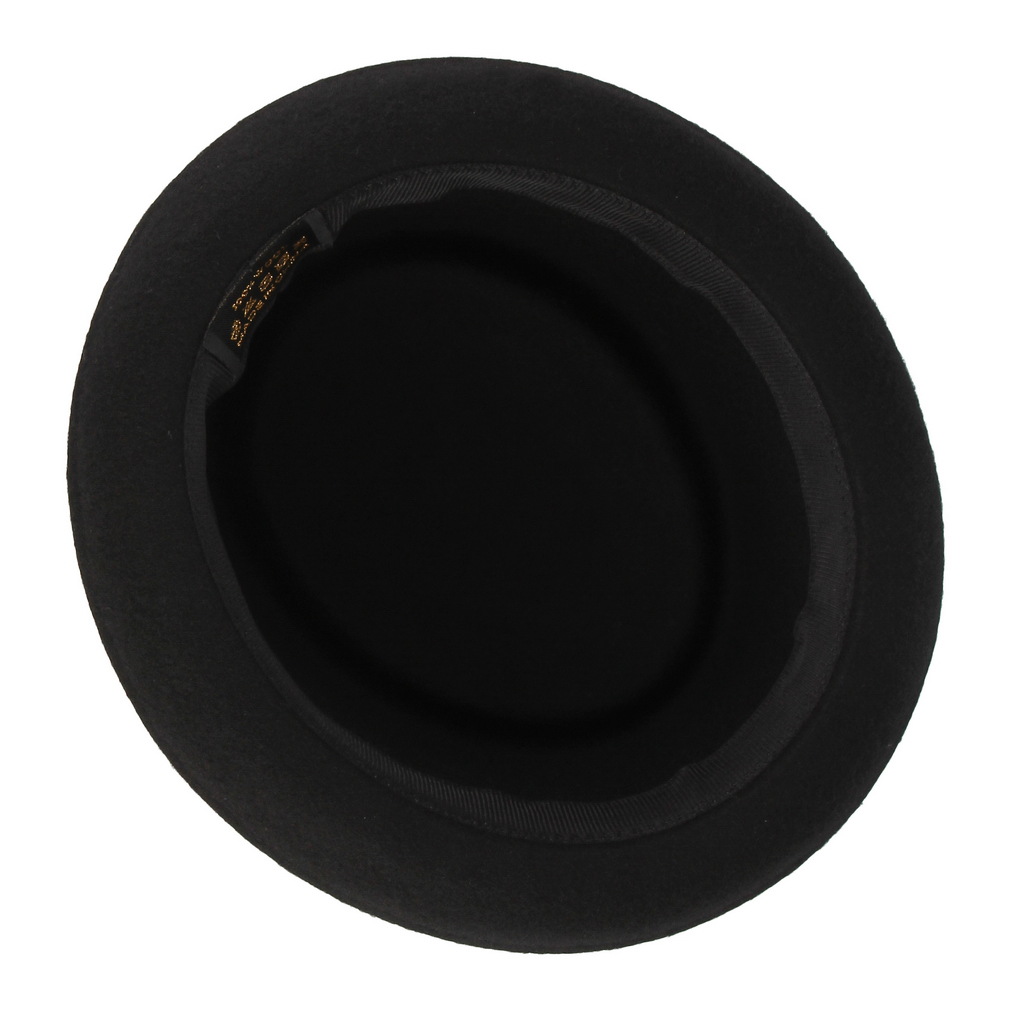 Amazon cross-border hot selling Jazz hat men and women British pure wool concave-convex top curling small bowler hat wholesale