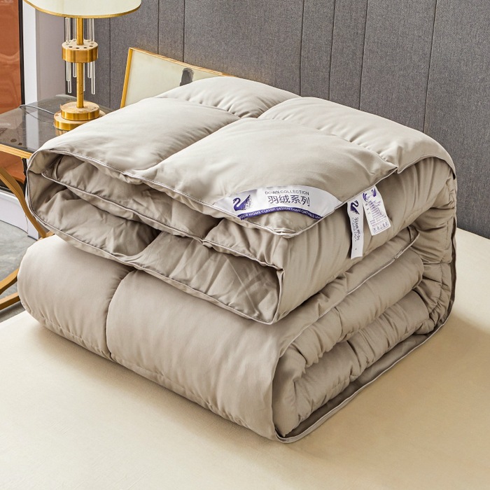 Hotel quilt feather velvet quilt autumn and winter quilt thickened warm feather silk quilt core group purchase gift wholesale generation