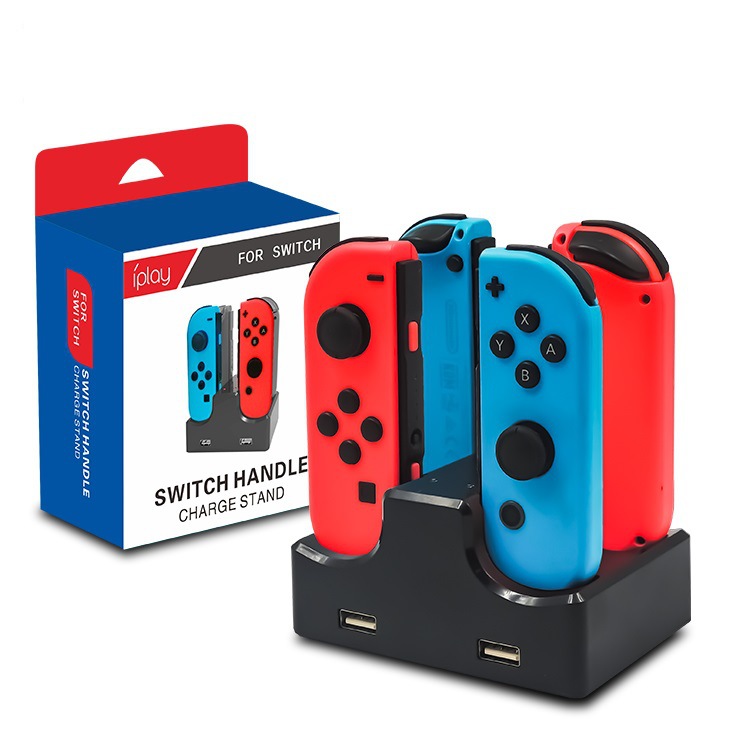 Suitable for Nintendo switch oled handle charger Joy-con left and right handle four-in-one charging base