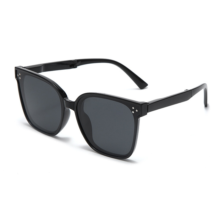 Folding Sunglasses Women's High-grade Easy-to-store Anti-ultraviolet Polarized Sunglasses Fashionable Personalized Trendy Sunshade Glasses