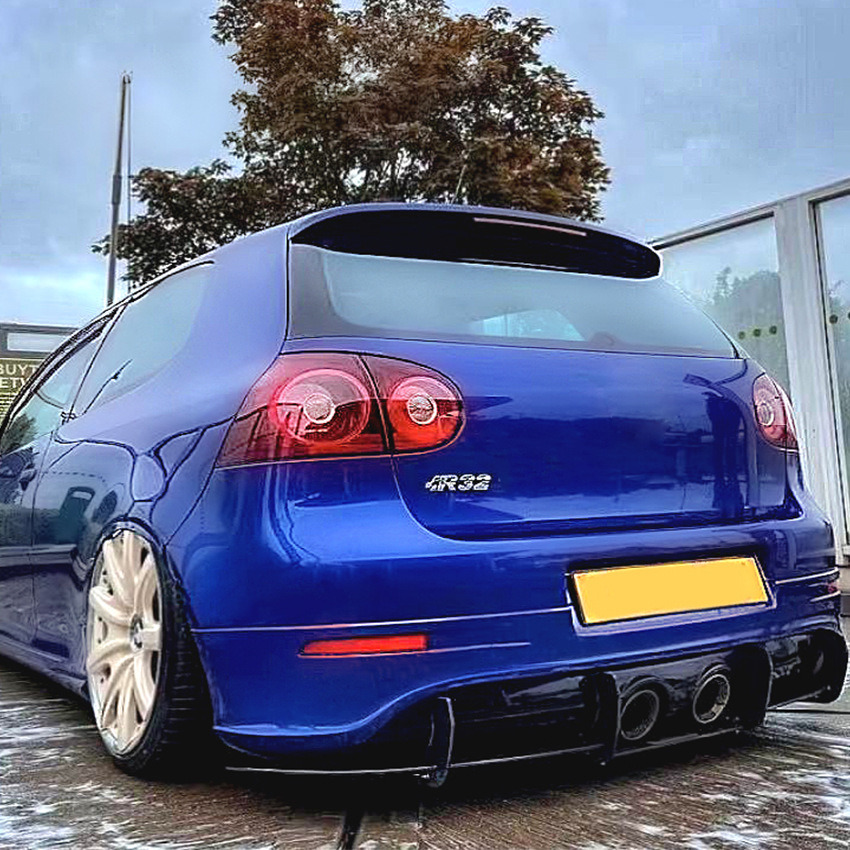 Applicable to Volkswagen Golf 5 Golf MK5 R32 tail lip spoiler wind knife rear blade modification