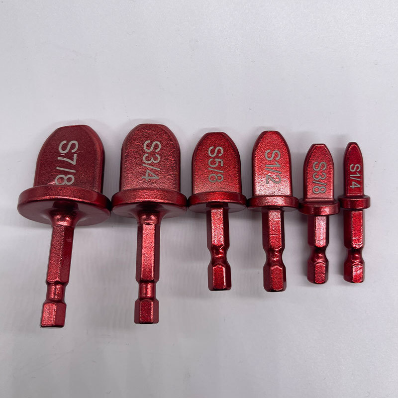 Copper tube expander 6pc electric tube expander hexagonal handle 5pc inch copper tube flare air conditioner copper tube reaming