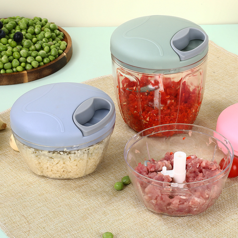 Cross-border Garlic Puller Garlic Mashed Artifact Household Garlic Press Manual Shrimp Beater Garlic Machine Cutting Vegetable Garlic Mashing Large Capacity