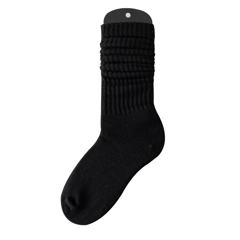 SYVISS純色スタッキングソックス欧米の男女ストッキング保温レギンスのクロスボーダーslouch socksの泡の靴下|undefined