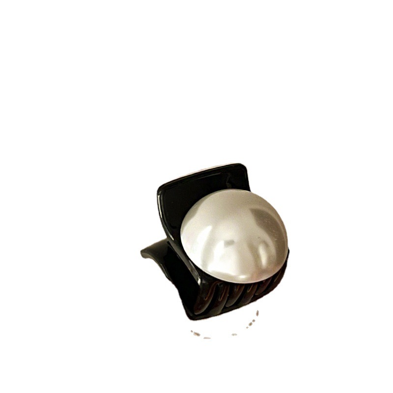 Premium Haarnadel Französisch Retro Perle Kleine Greifer Clip Licht Luxus Nischen Design Elegante Pony Clip Hai Clip_voghion.com
