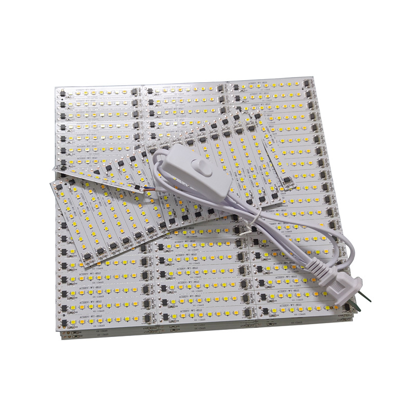 3d night light light source Board White warm light double three-color variable light Drive-free 5V/220V Solid Wood night light circuit board