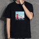 Summer Pure Cotton Men's Short-sleeved T-shirt Trendy Brand Loose All-match Couple's Clothing Men's Top T-shirt Foreign Trade Base Shirt