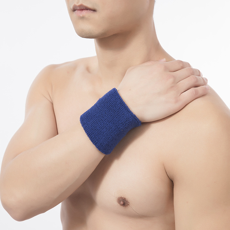 Pressurized protective towel sports wrist guard wrist fitness basketball fitness wristband breathable sweat wristband wholesale