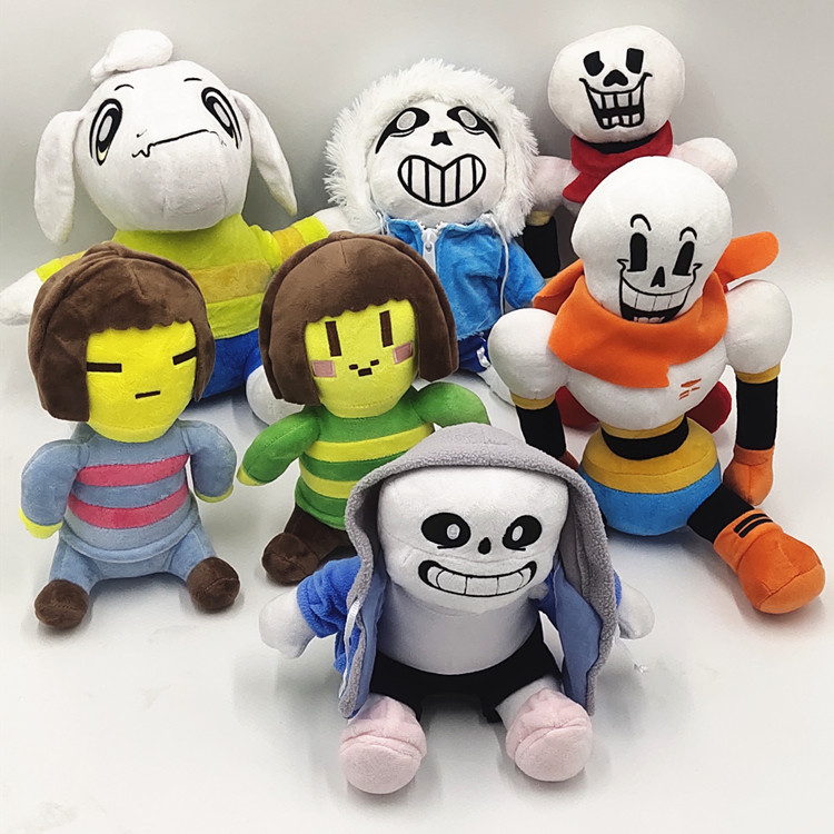 Under the Legend of Plush Toy Undertale Doll Skull Doll Purple Sheep Girl sans Doll