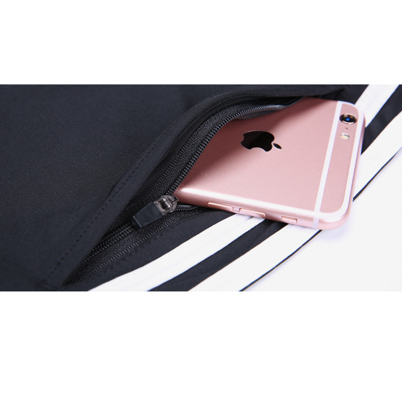 Autumn and Winter Sports Pants Men's Spring and Summer Thin Football Training Pants Leg-closed Quick-drying Breathable Fleece-lined Elastic Running Fitness Pants