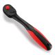 Cross-border hot sale 3-piece 72-tooth curved handle ratchet wrench large, medium and small flying two-way fast socket ratchet wrench