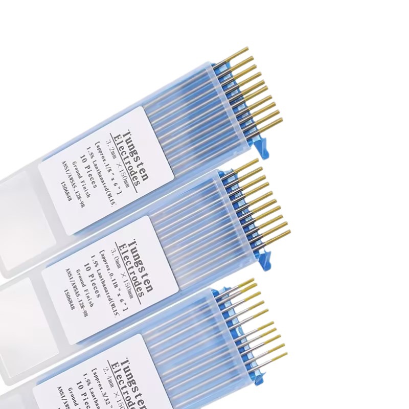 WL15 argon arc welding lanthanum tungsten electrode gold head tungsten needle 1.0/1.6 /2.0/2.4/3.0/3.2/4.0*150m
