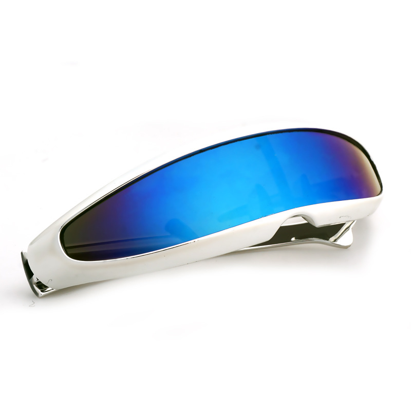 New Cross-border AliExpress Amazon X-Men Electroplated Frame Sunglasses Colorful One-word Riding Sunglasses