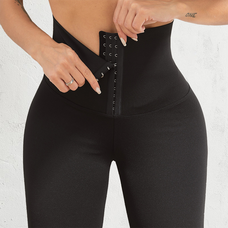 Korean Style High Waist Fitness Pants Women's Stretch Tight Sports Pants Running Training Peach Barbie Yoga Pants Women