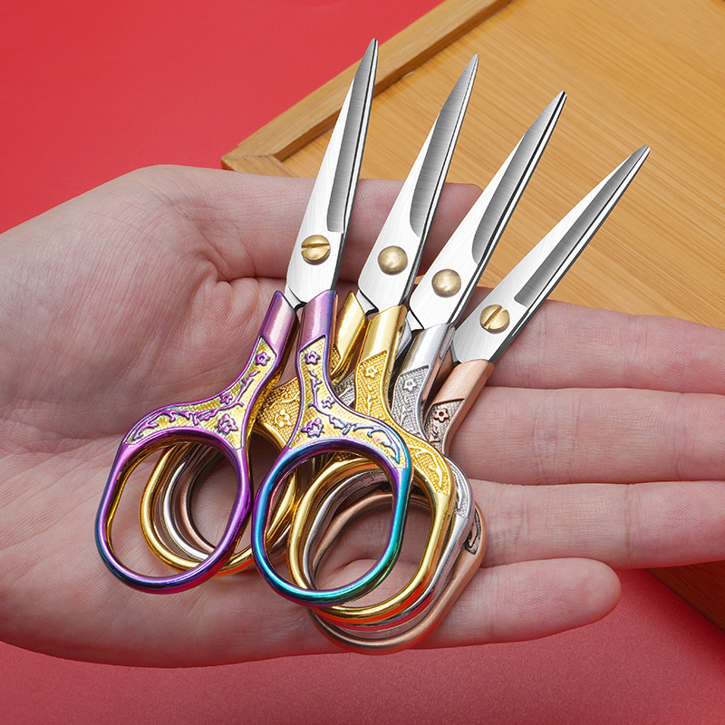 Factory supply plum vintage handmade Scissors Scissors thread cutting scissors cross stitch scissors sewing scissors