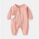 Newborn Baby Jumpsuit Children's Autumn and Winter Pure Cotton Boneless Clothes Newborn Pajamas Baby Boys and Girls Climbing Clothes Spring and Autumn