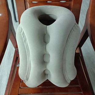 Factory supply multifunctional travel inflatable pillow prone pillow portable foldable waist pillow vertical lunch break prone pillow