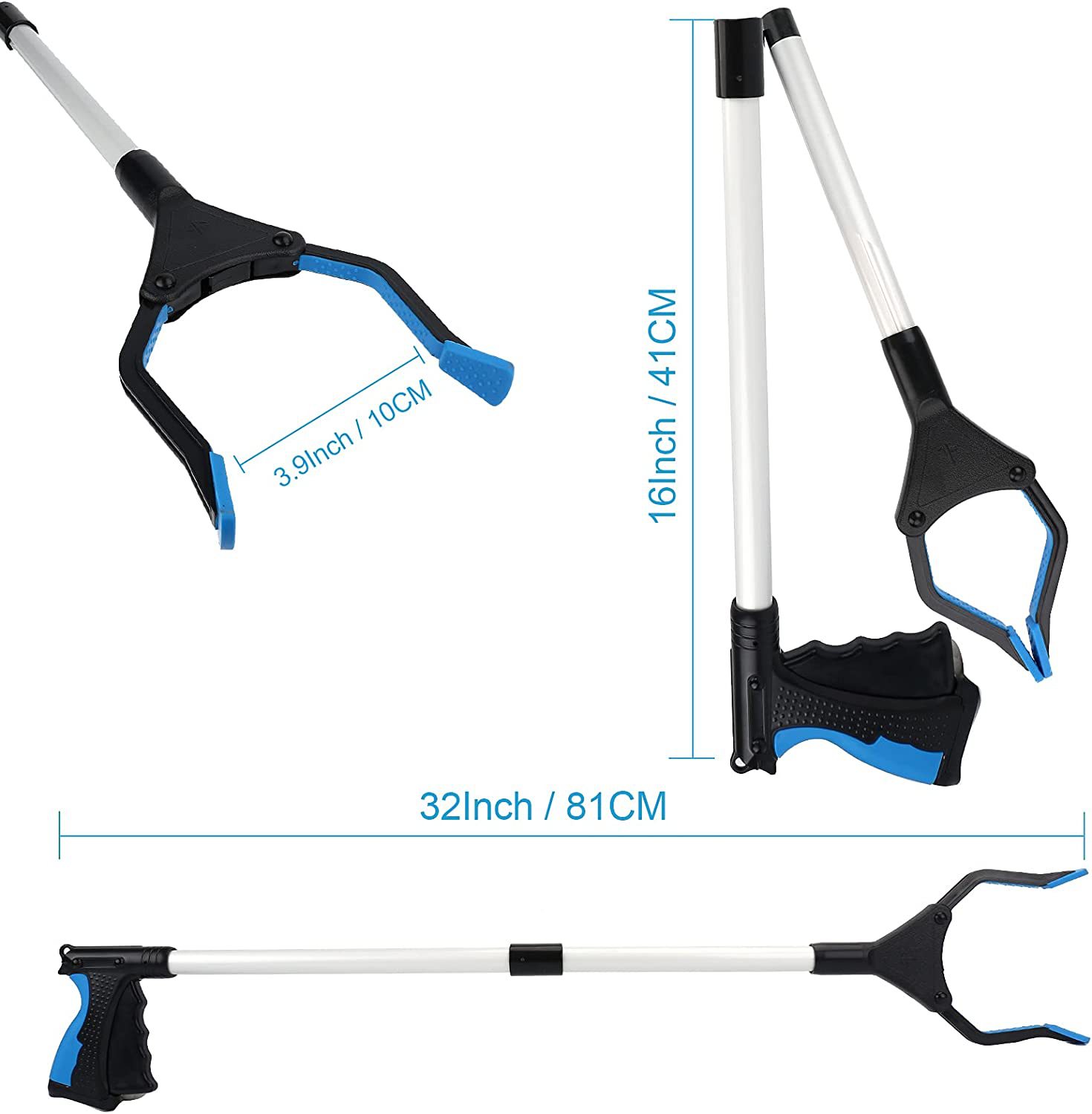 Factory direct new color folding fetcher, garbage picker, pickup, garbage clip, sanitary clip