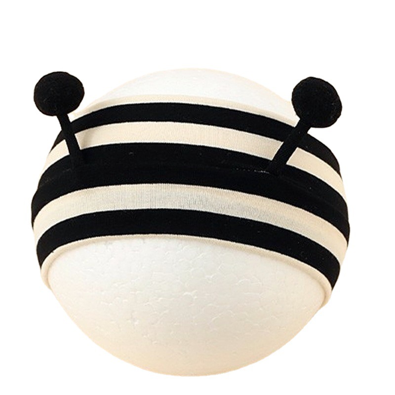 Baby's Hooded Door Hat Spring and Autumn Thin Hair Band Cute Newborn Male and Female Baby's Fontanelle Fetal Hat Empty Top Hat