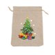 New cross-border hot sale Christmas gift packaging Christmas tree candy snack bag drawstring small bag in stock