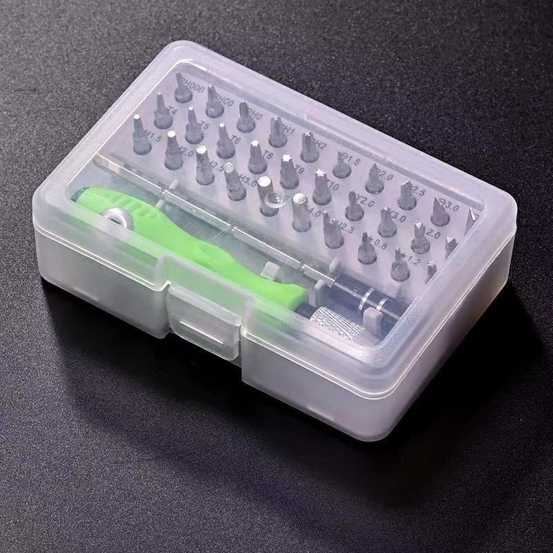 Industrial use 32-in -1 Screwdriver Set watch mobile phone disassembly and maintenance of household hardware tools multi-purpose batch