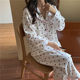 Red love pajamas women Korean style loose suit cute new sweet home wear women support ordering at home and abroad