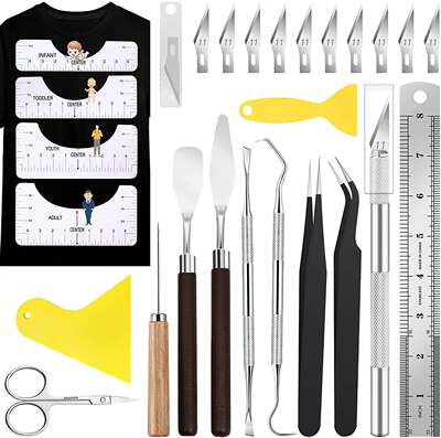 26 piece set precision craft weeding tools for weeding vinyl DIY art cutting hobby clipping sewing