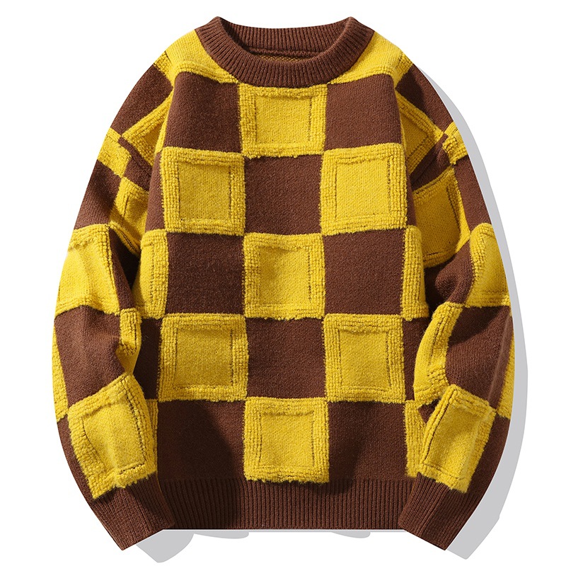 2022 autumn and winter New round neck sweater men's fashion brand Korean men's youth knitted sweater sweater wholesale - ShopShipShake