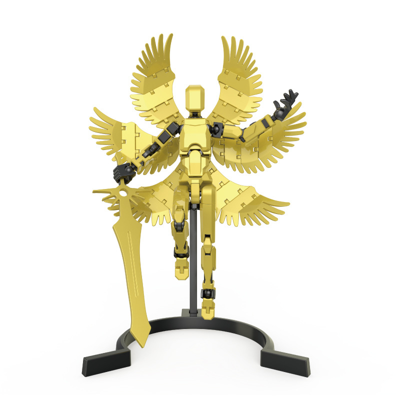 3D printing of the sixth generation dummy lucky 13 multi-joint movable figure hand-made DIY assembly toys
