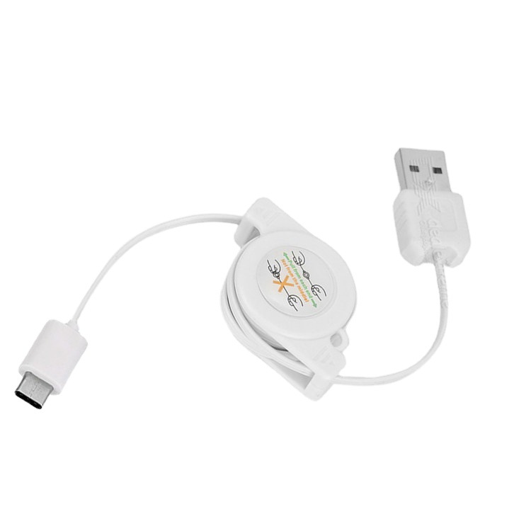 [Spot supply] stretch Type-c stretch telescopic data line Android interface mobile phone charging line 0.8 meters