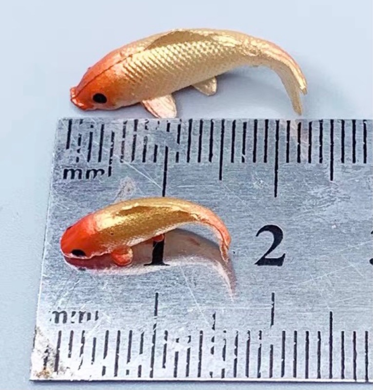 ミニチュア魚モデルリアルな劇場小道具マイクロシーン造園手作り非食用工芸品|undefined