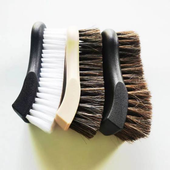 horsetail brush horsehair brush car beauty interior cleaning brush car seat long hair cushion brush in stock wholesale